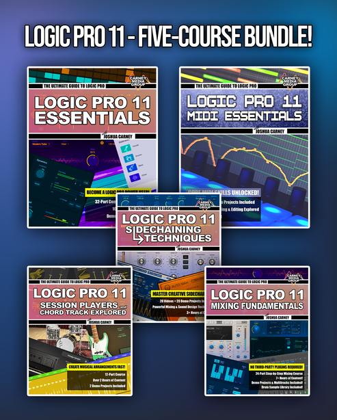 Logic Pro 11: Five-Course Bundle – The Ultimate Guide to Logic Pro